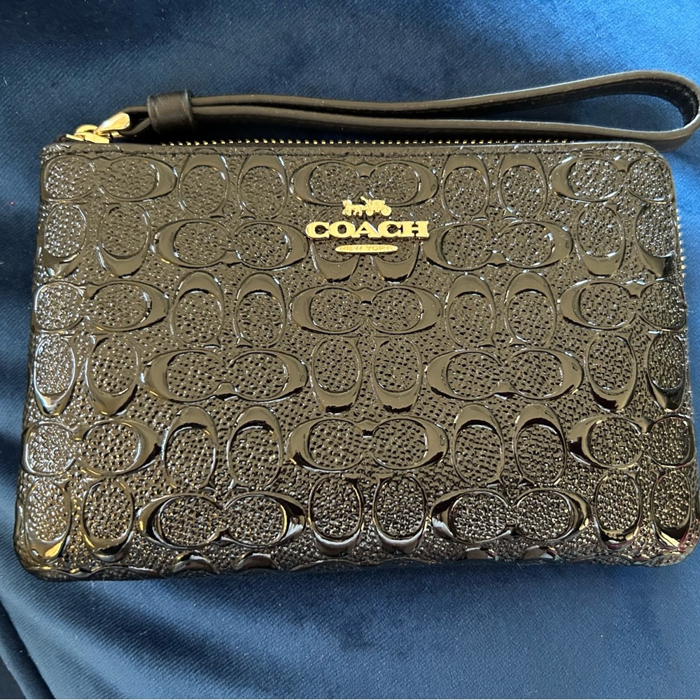 Coach Patent Leather Wristlet